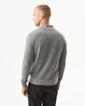 Men's CoolMax Half-Zip Polo Collar Sweater, Twilight - 5