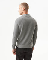 Men's CoolMax Half-Zip Polo Collar Sweater, Twilight - 5