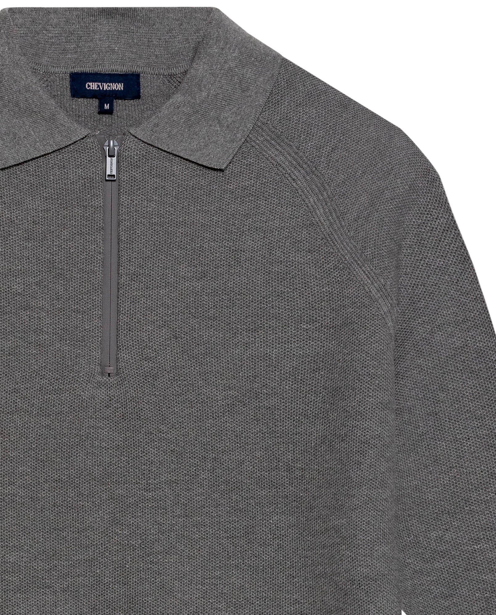 Men's CoolMax Half-Zip Polo Collar Sweater, Twilight - 7