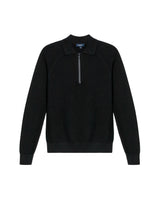 Men's CoolMax Half-Zip Polo Collar Sweater, Twilight - 3