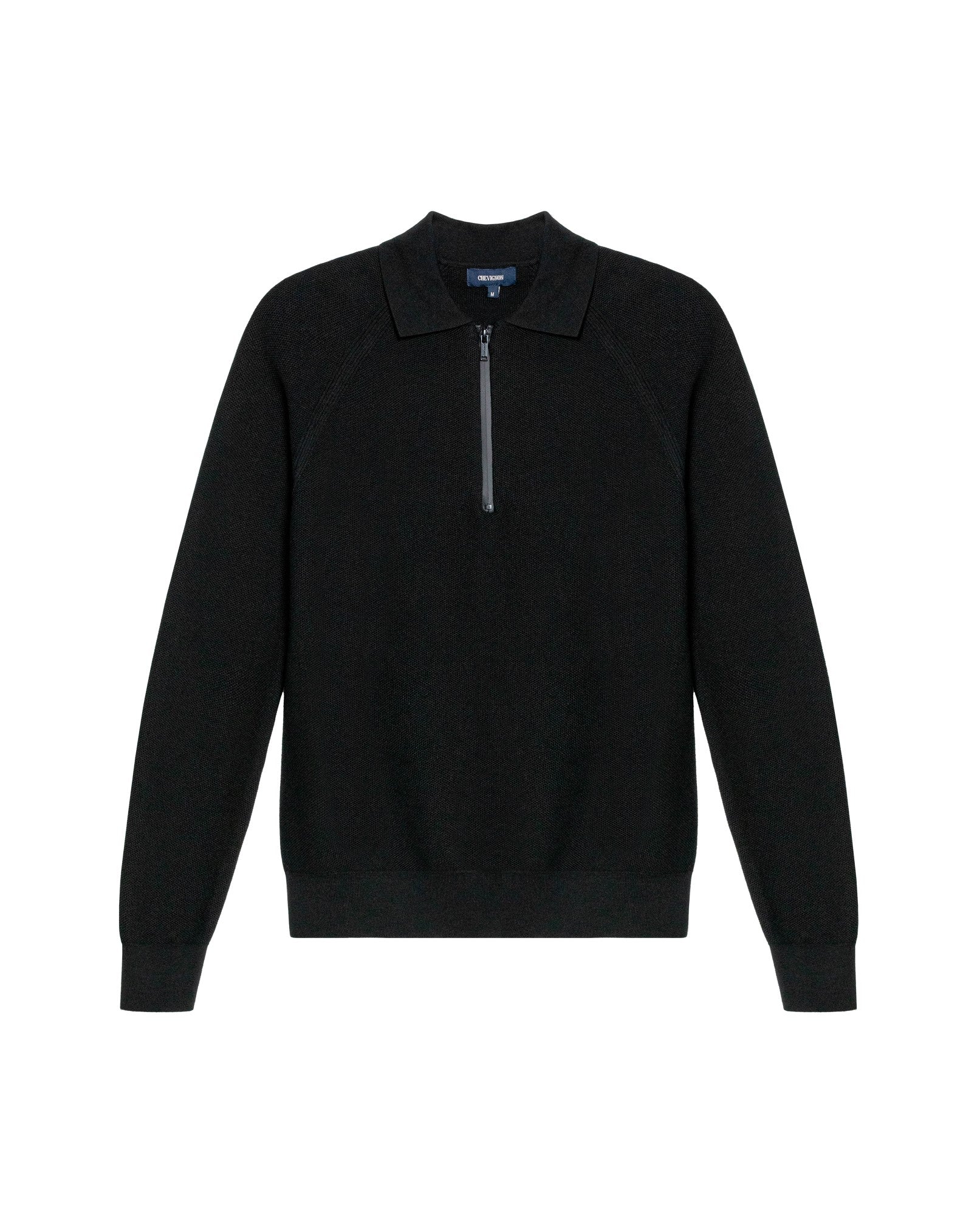 Men's CoolMax Half-Zip Polo Collar Sweater, Twilight - 3