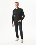 Men's CoolMax Half-Zip Polo Collar Sweater, Twilight - 2