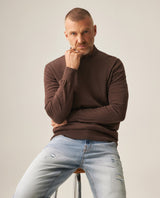 Men´s Fine Knit Sweater - Brown 63_699H000_CAF161334_0