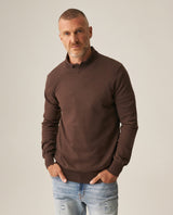 Men´s Fine Knit Sweater - Brown 63_699H000_CAF161334_3