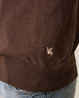 Men´s Fine Knit Sweater - Brown 63_699H000_CAF161334_5