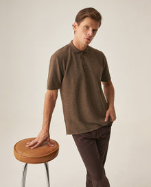Men´s Polo Shirt - Brown 63_699H004_CAF181015_0