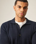 Men´s Regular Fit Cardigan - Blue 63_699H005_AZU184535_4
