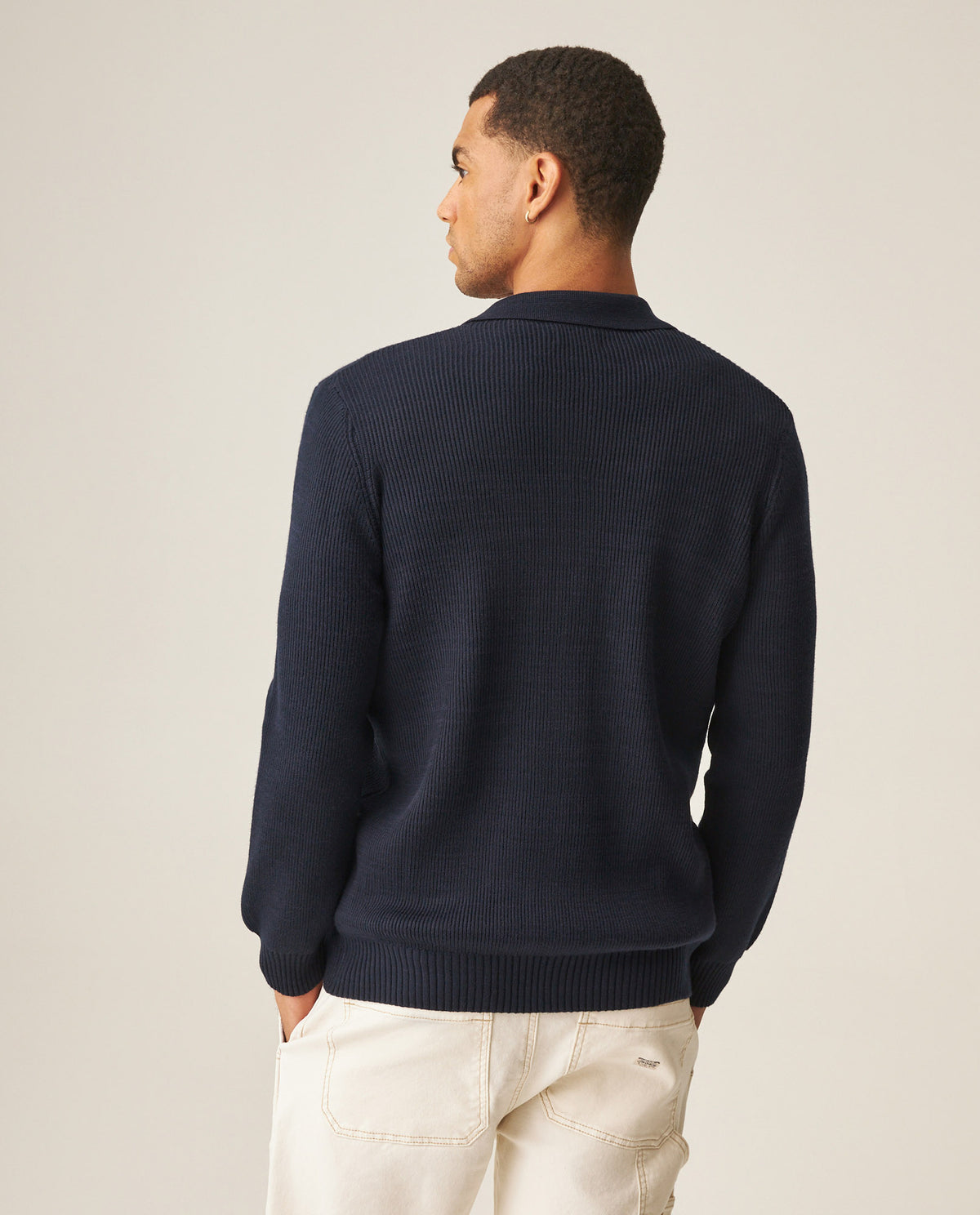 Men´s Regular Fit Cardigan - Blue 63_699H005_AZU184535_5
