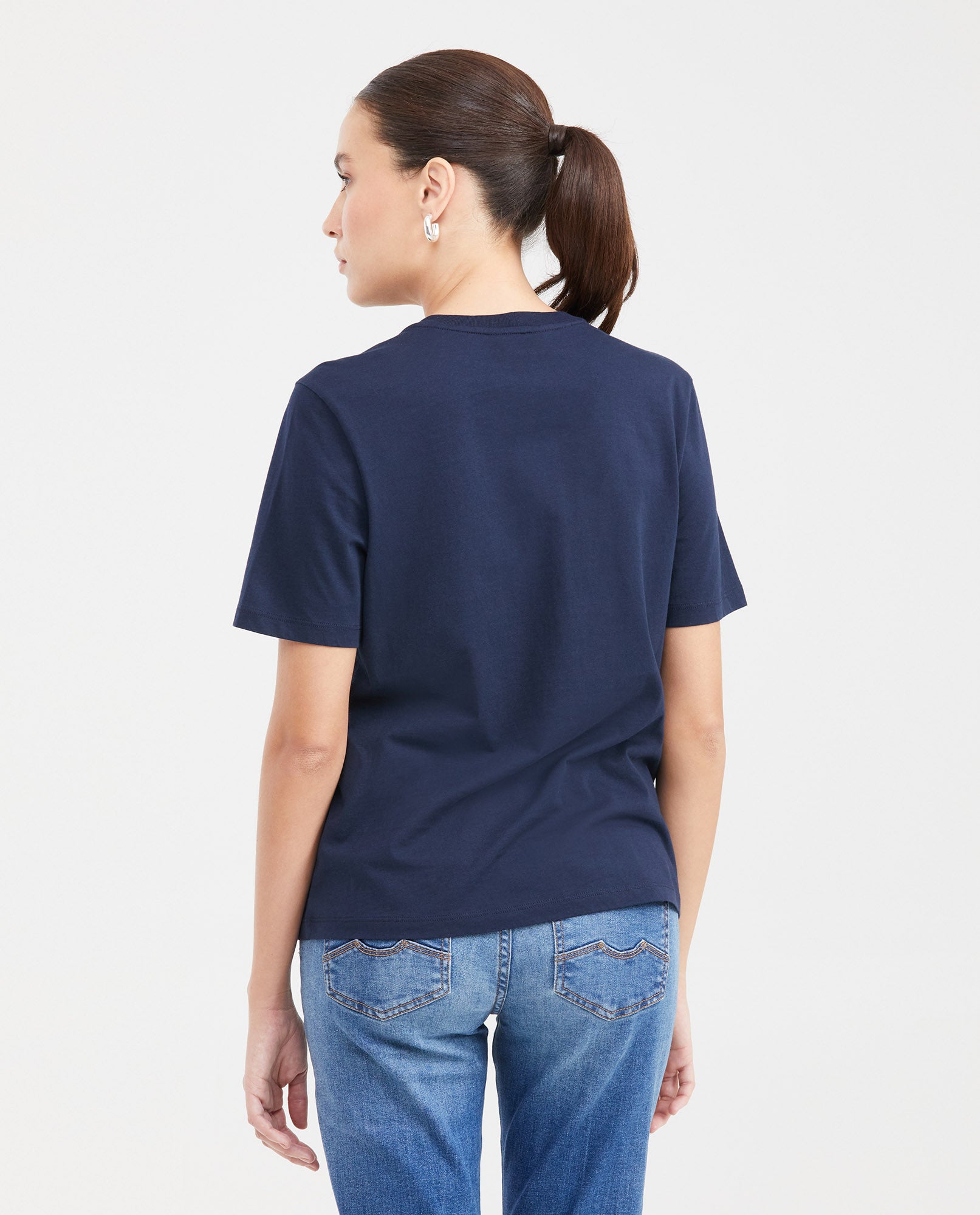 Women's Graphic T-Shirt Print Flock Semi-Fitted in Cotton  - 3