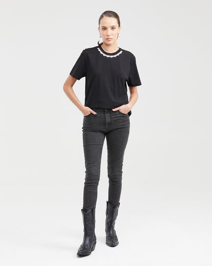 BASIC OVERSIZED T-SHIRT IN BLACK