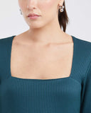 RIBBED LONGSLEEVE TOP