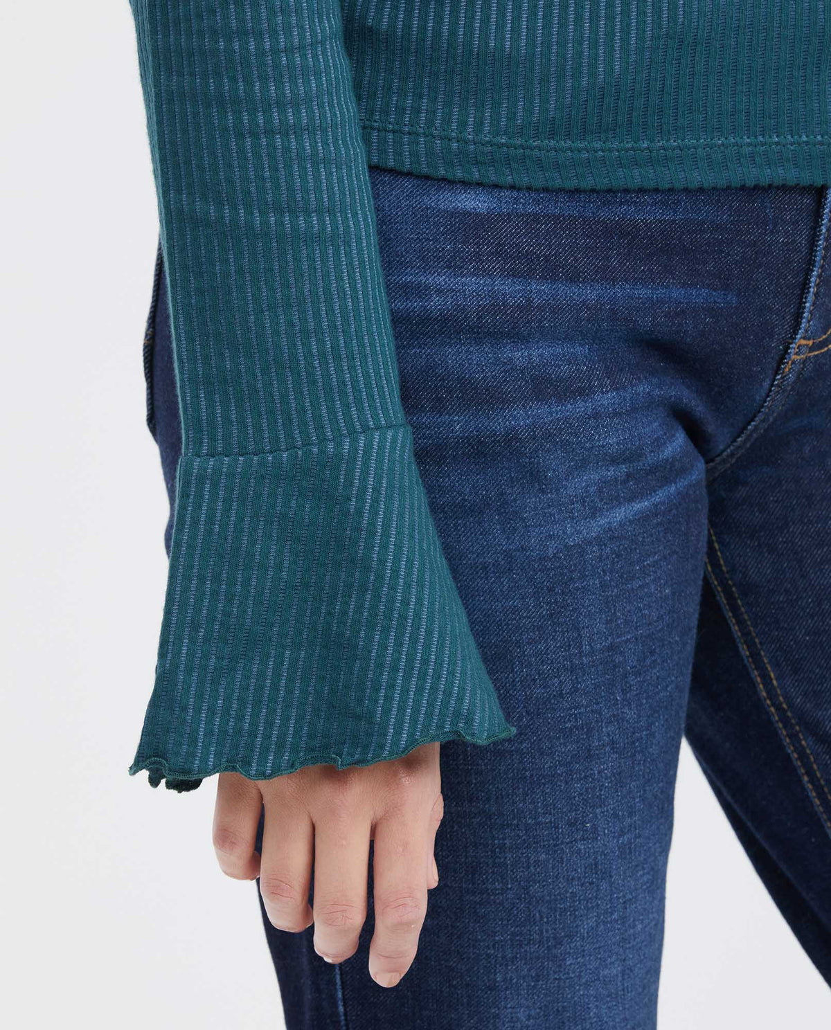 Women´s Square Neck Top - Green 63_701G013_VER195212_4