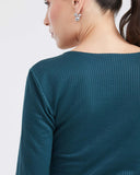 RIBBED LONGSLEEVE TOP
