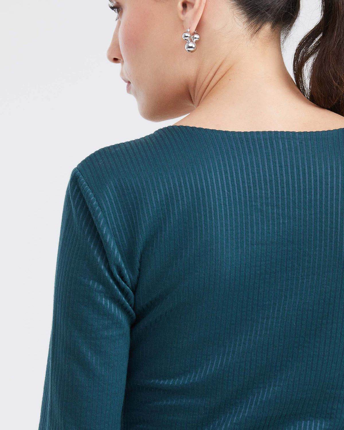 RIBBED LONGSLEEVE TOP