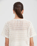 EMBROIDERY KNOTTED TOP