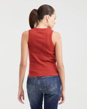 ESSENTIAL TANK TOP IN RED