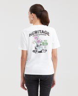 Women's T-Shirt with Stone Graphics - Raw 701G024 - 3
