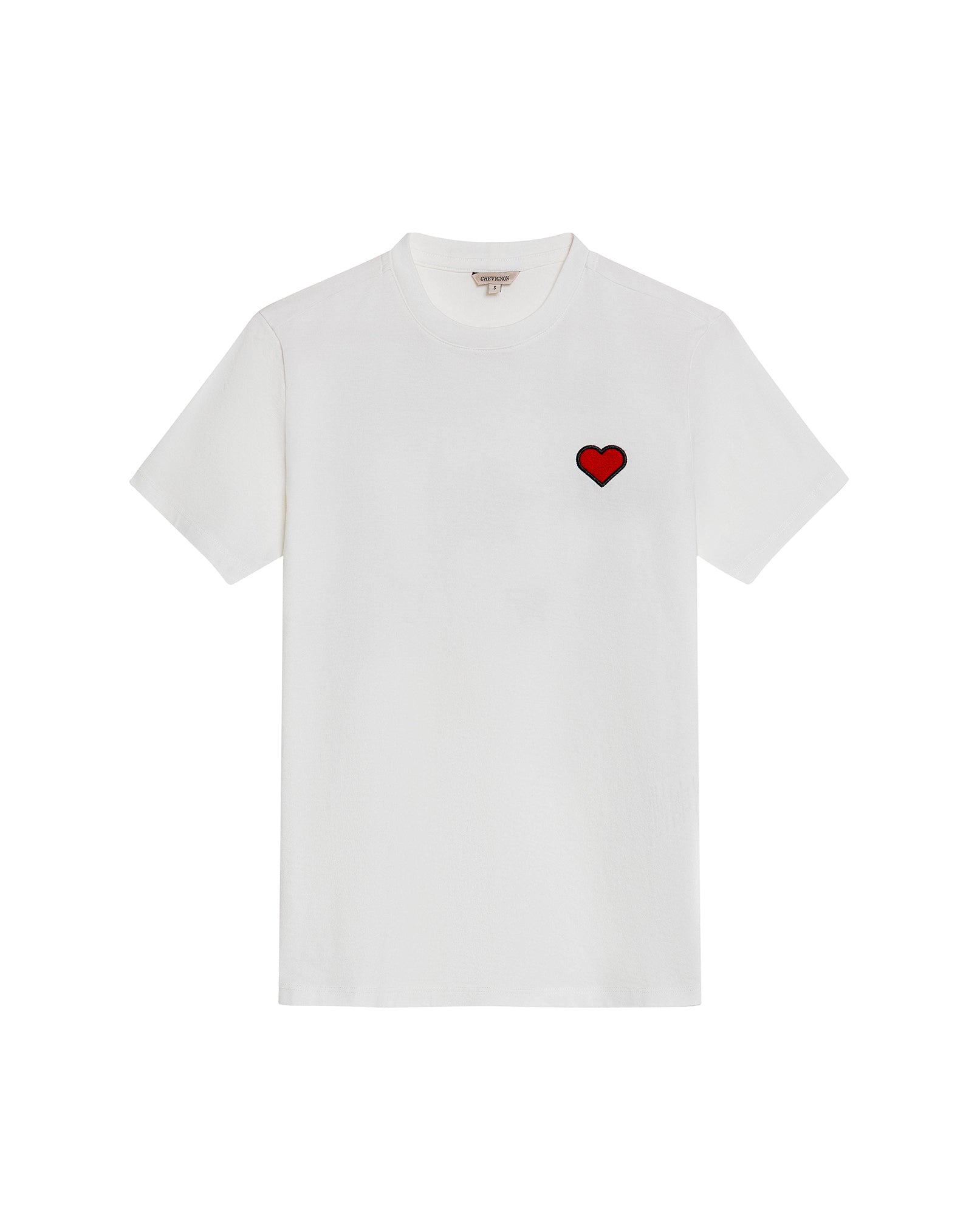 Womens T-Shirt Graphic Slim Fit Crewneck Cotton Soft Multiple Embroidered Patches Preppy - Raw 63_701H002_CRU110606_3