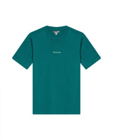 Womens T-Shirt Graphic Slim Fit Cotton Heat-Applied Rhinestone Back - Green 63_701H006_VER185424_3