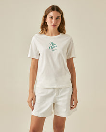 Womens T-Shirt Graphic Slim Fit Cotton Localized Print - Raw 63_701H010_CRU110606_0