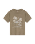 Womens T-Shirt Graphic Slim Fit Cotton Embroidery Rhinestone Combination - Green 63_701H020_VER170619_3