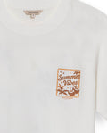Womens T-Shirt Graphic Oversized Cotton Summer Vibes Front Back Print - Raw 63_701H023_CRU110606_8