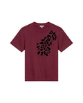 Womens T-Shirt Graphic Slim Fit Cotton Animal Print Flock Rhinestones - Red 63_701H030_ROJ191522_3