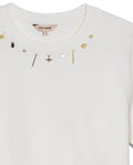 Womens T-Shirt Slim Fit Cotton Charm Neckline Detail - White 63_701H031_BLA110601_8