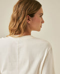 Womens T-Shirt Semi-Fitted Cotton Front Pleats Removable Metal Pin - Mothers - Raw 63_701H034_CRU110606_7