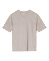 Womens T-Shirt Essential Oversized Cotton Cool Touch Basic - Beige 63_701H051_BEI140002_3