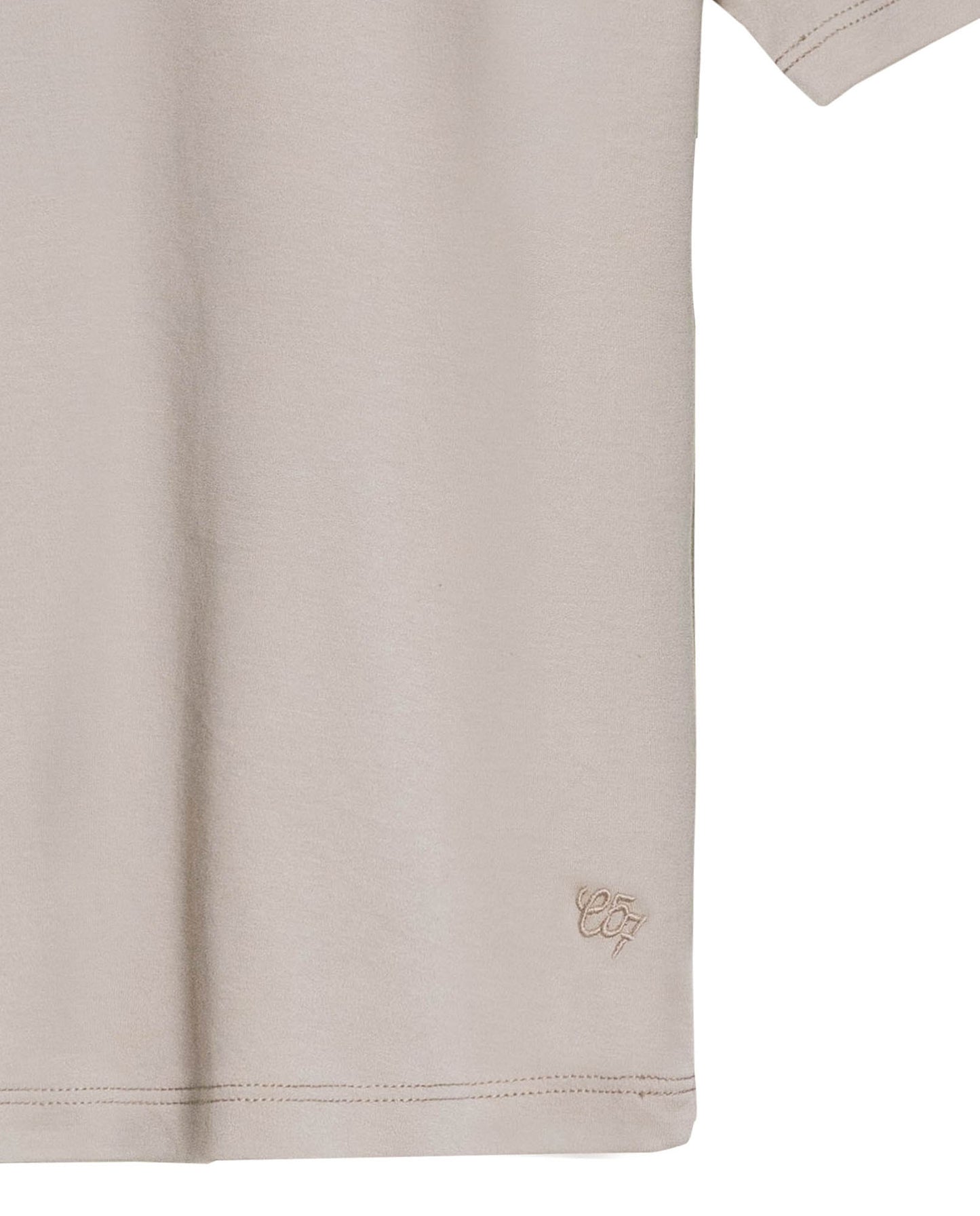 Womens T-Shirt Essential Oversized Cotton Cool Touch Basic - Beige 63_701H051_BEI140002_8