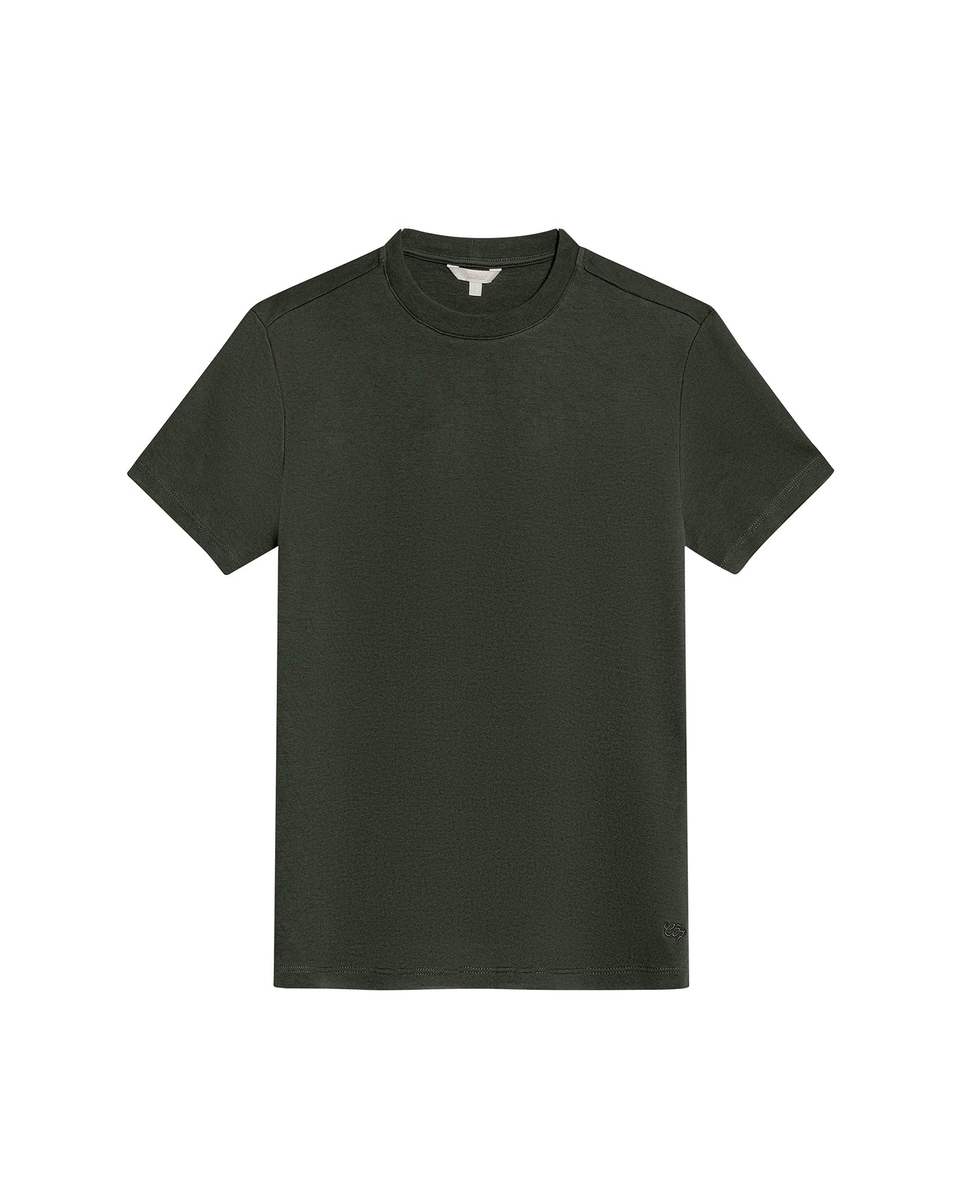 Womens T-Shirt Essential Oversized Cotton Cool Touch Basic - Green 63_701H051_VER190414_3