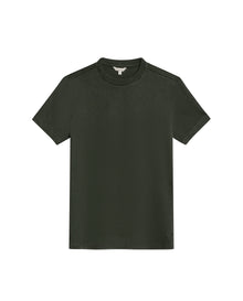 Womens T-Shirt Essential Oversized Cotton Cool Touch Basic - Green 63_701H051_VER190414_3