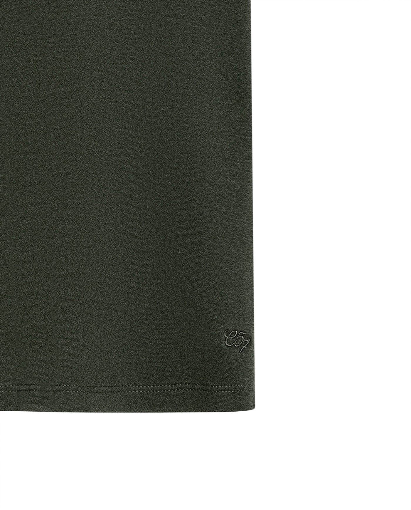 Womens T-Shirt Essential Oversized Cotton Cool Touch Basic - Green 63_701H051_VER190414_8