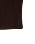 Womens T-Shirt Essential Tank Fitted Cotton–Elastane Ribbed - Brown 63_701H052_CAF191016_8