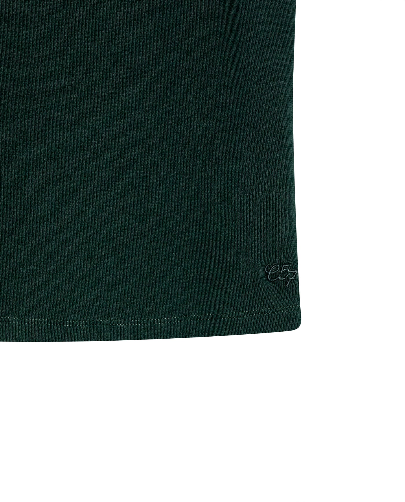 Womens T-Shirt Essential Tank Fitted Cotton–Elastane Ribbed - Dark Green 63_701H052_VER195406_8