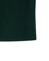Womens T-Shirt Essential Tank Fitted Cotton–Elastane Ribbed - Dark Green 63_701H052_VER195406_8