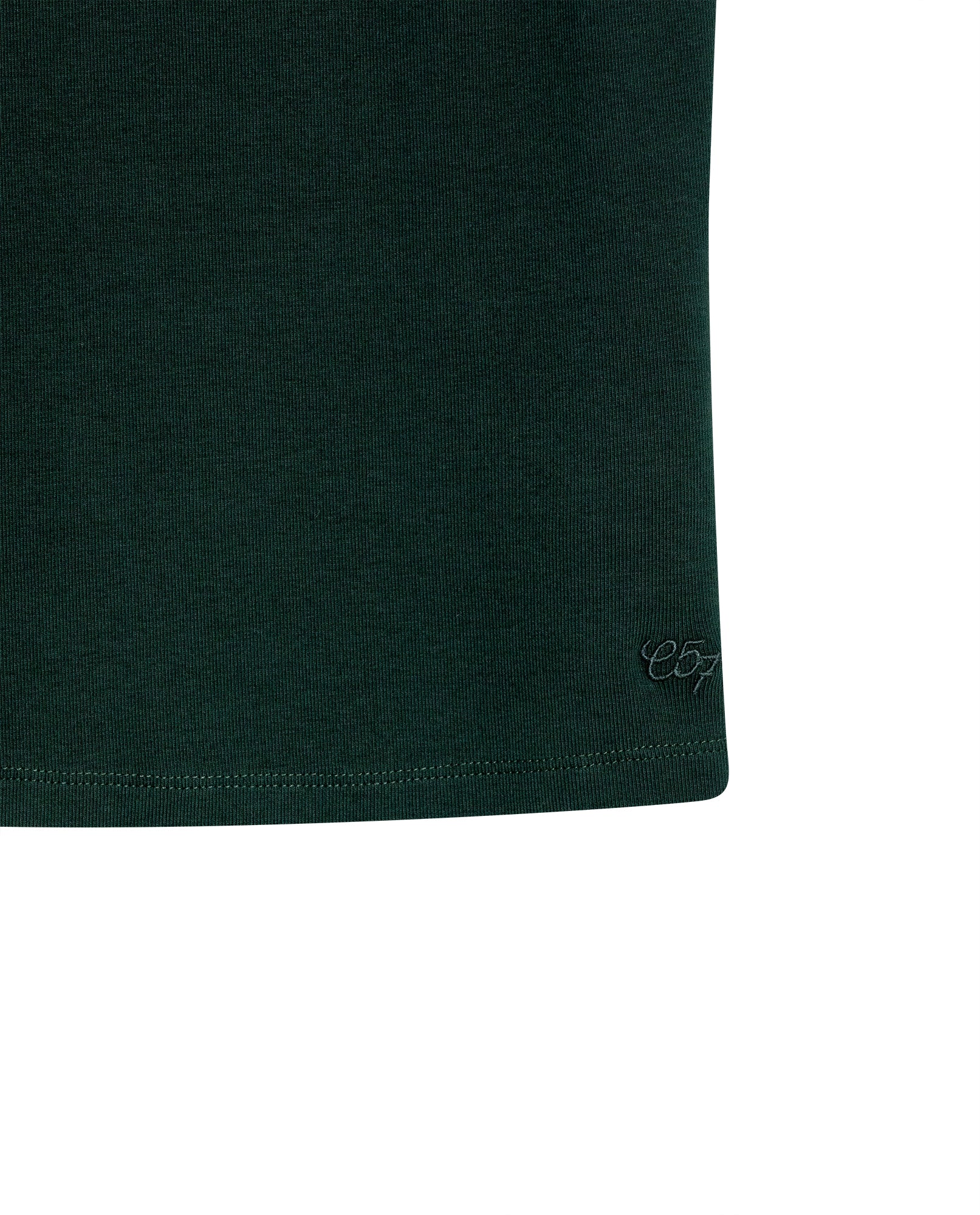 Womens T-Shirt Essential Tank Fitted Cotton–Elastane Ribbed - Dark Green 63_701H052_VER195406_8