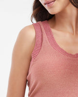 Women's Fitted Tank Top with Deep Round Neckline in Nylon-Modal-Elastane Rib - 3