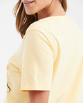 Women's Semi-Fitted Typography T-Shirt with Embroidery and Water Wash in Cotton - 5