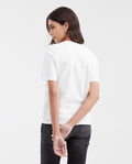 Women's Semi-Fitted Typography T-Shirt with Embroidery and Water Wash in Cotton - 4