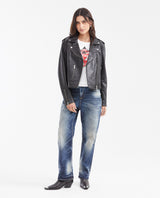 Women's Semi-Fitted Graphic T-Shirt with Stone Application in Cotton - 2