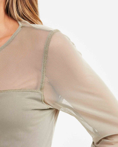 Women's Long Sleeve Shirt - Green - 3