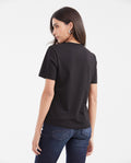 Women's Straight Fit Astral Capsule T-Shirt with Stone Application in Cotton - 4