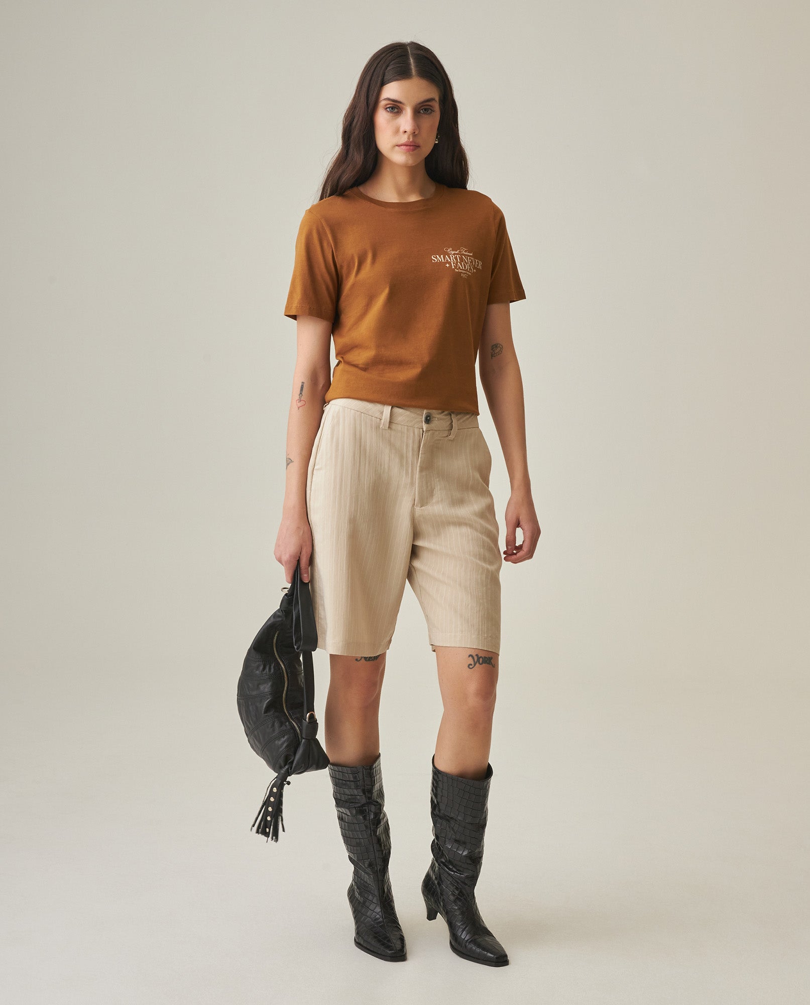 Women´s Graphic T-Shirt - Brown 63_702H005_CAF181024_0