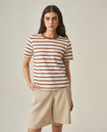 Women´s Straight Fit T-Shirt - Brown 63_702H006_CAF181024_0