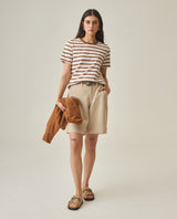 Women´s Straight Fit T-Shirt - Brown 63_702H006_CAF181024_3