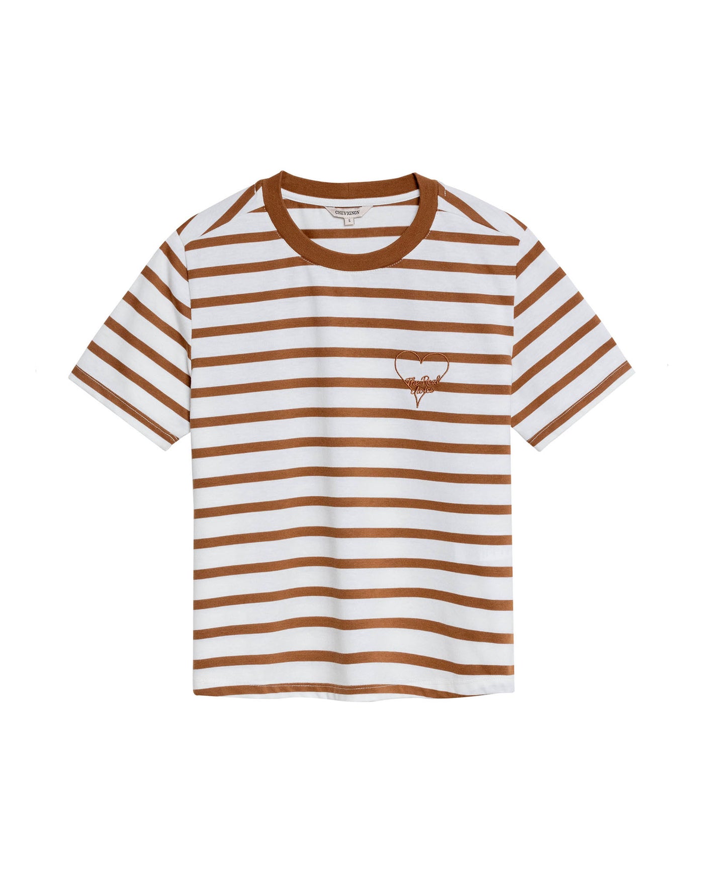 Women´s Straight Fit T-Shirt - Brown 63_702H006_CAF181024_4