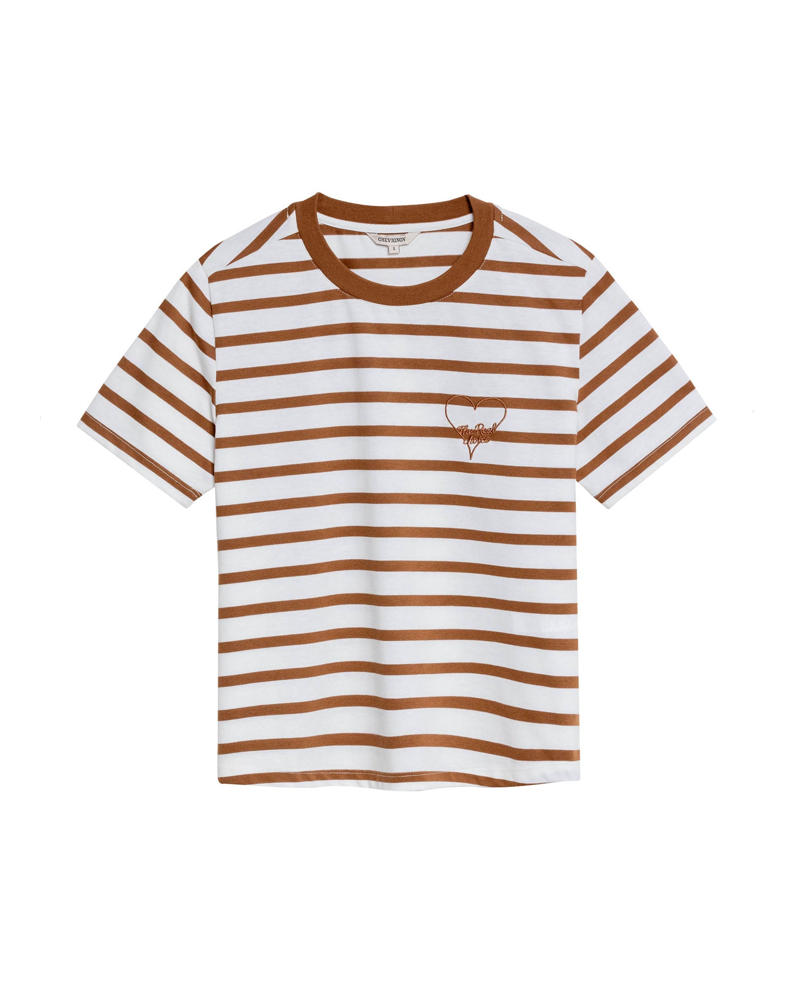 Women´s Straight Fit T-Shirt - Brown 63_702H006_CAF181024_4