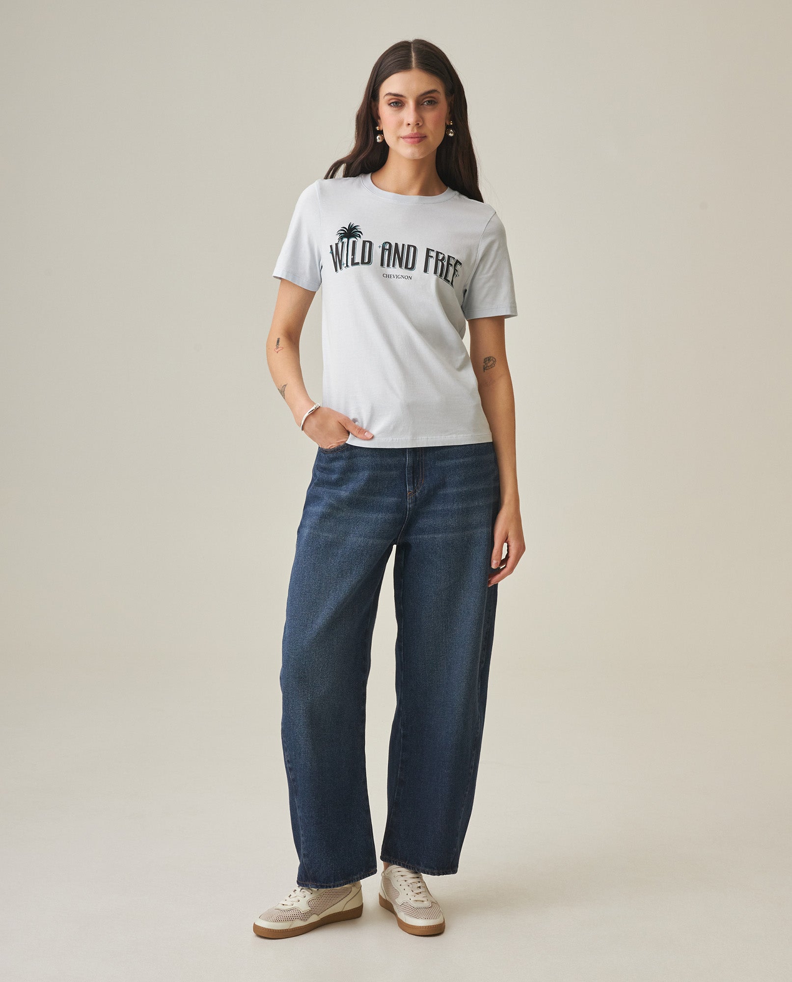 Women´s Graphic T-Shirt - Blue 63_702H009_AZU134111_0